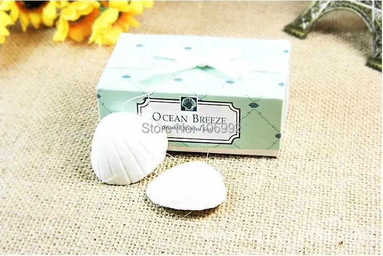 10sets/lot Wedding Favors&Gifts Scented Soap sea shell Shape,Wedding guests gifts,Baby Shower Favor Gift