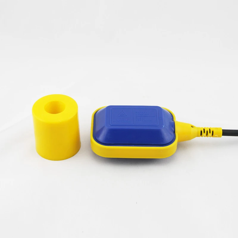 Alimentation électrique 24 VDC, interrupteur électronique à flotteur d'eau, longueur de câble en plastique 500 mm