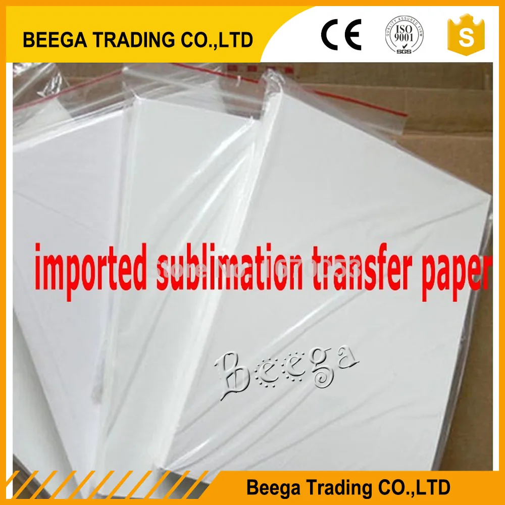 

20PCS A4 size blank DIY heat transfer sublimation paper, mug/plastic/T-shirts, EPSON inkjet printer available