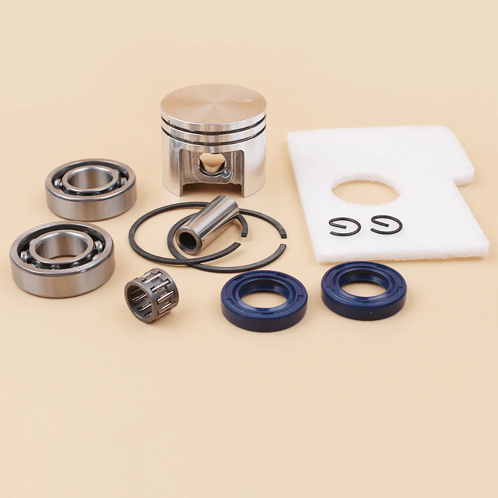 Motor Piston Crankshaft Oil Seal Bearing Air Filter Kit For Stihl MS180 MS 180 018 Chainsaw Spare Parts 38mm