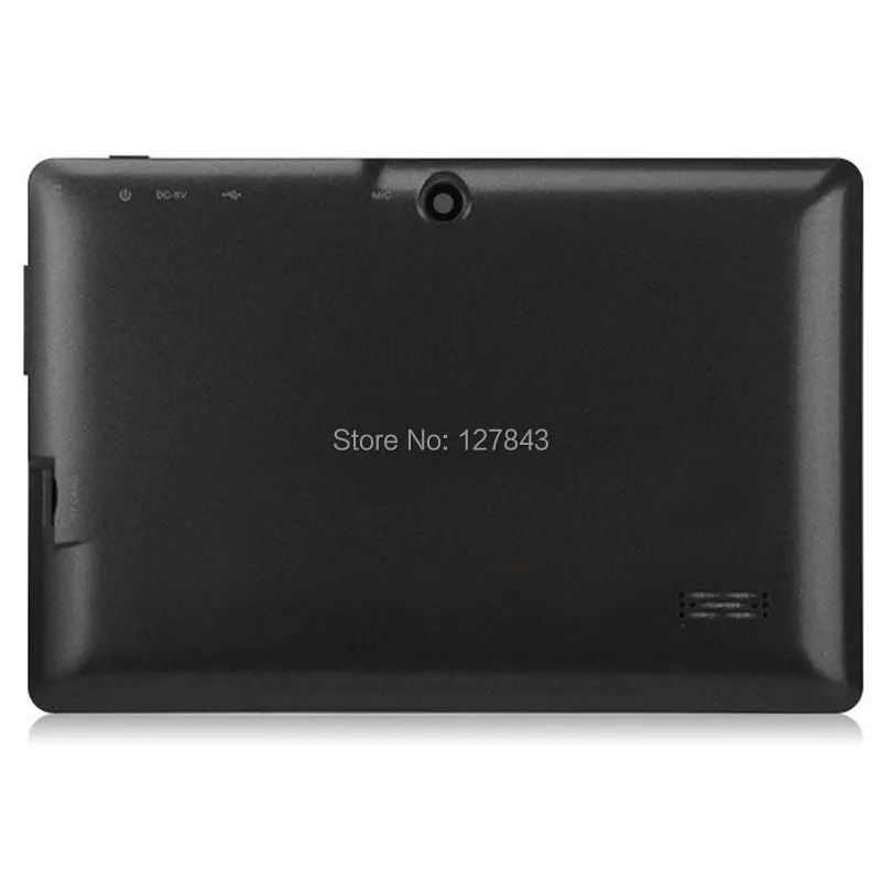 DHL darmowa wysyłka 50 sztuk/partia q88 A33 quad core podwójny aparat bluetooth android 4.4.2 512M/4GB pojemnościowy tablet pc 9 kolory