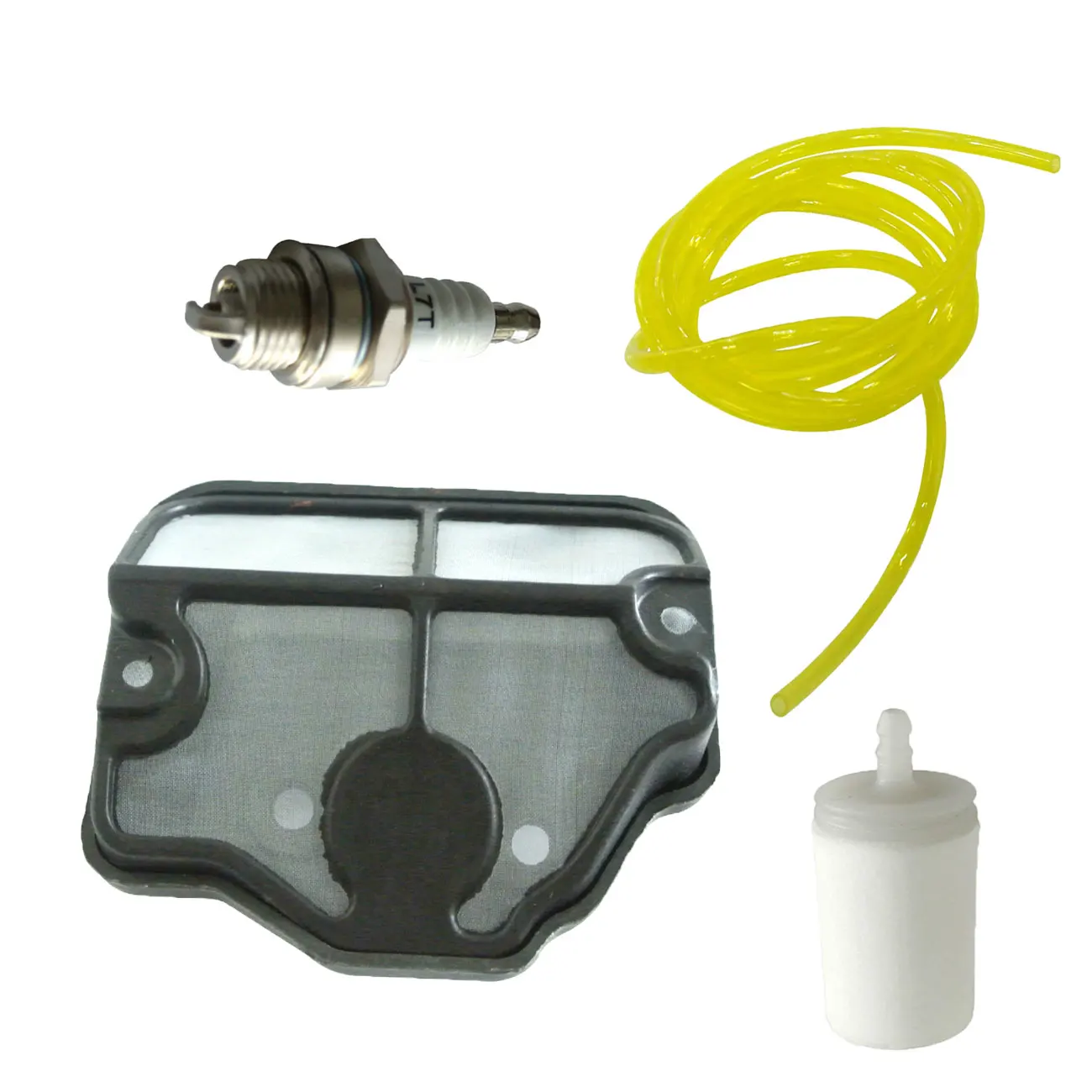 Candela filtro aria detergente linea carburante misura Husqvarna 36 41 136 137 141 142