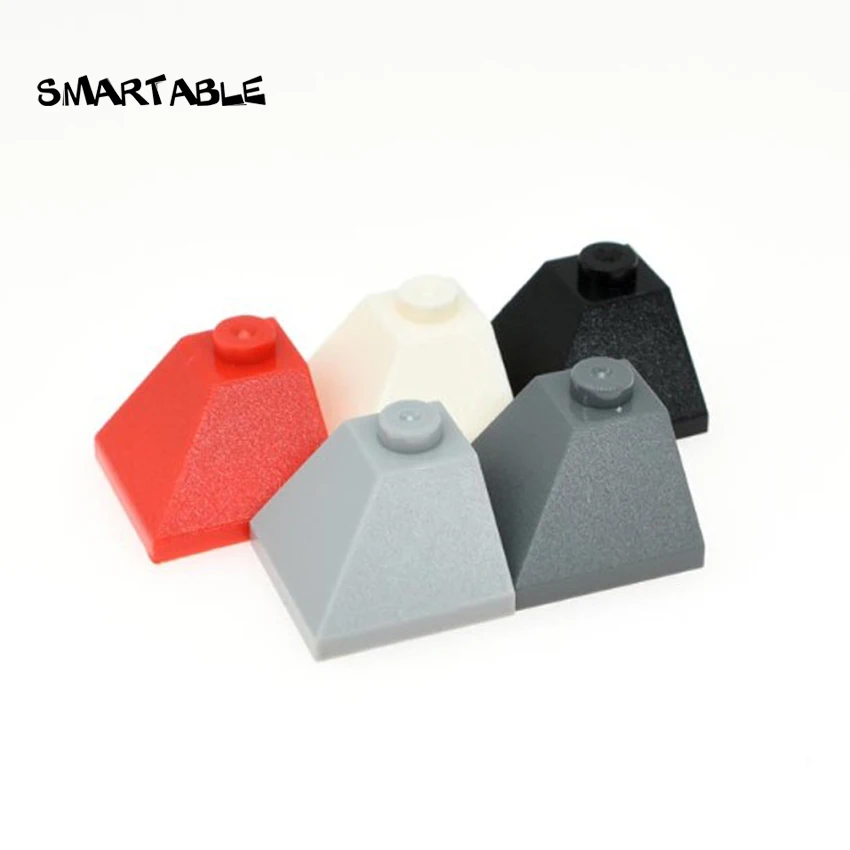 

Smartable Slope 45 2 x 2 Double Convex Building Blocks Parts Toys For Kids Creative Compatible All Brands 3045 60pcs/lot