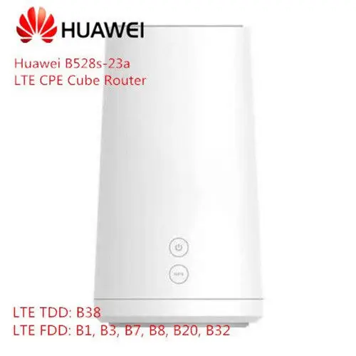

Unlocked Huawei B528 B528s-23a with Antenna 300Mbs 4G LTE CPE Cube Wireless Router 4G Wifi Router cat 6