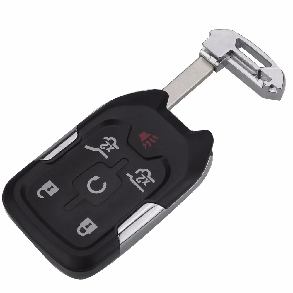 Jingyuqin Remote Smart Key Case Cover 3 pulsanti per GMC Car Styling Key Shell Remote Fob Cover