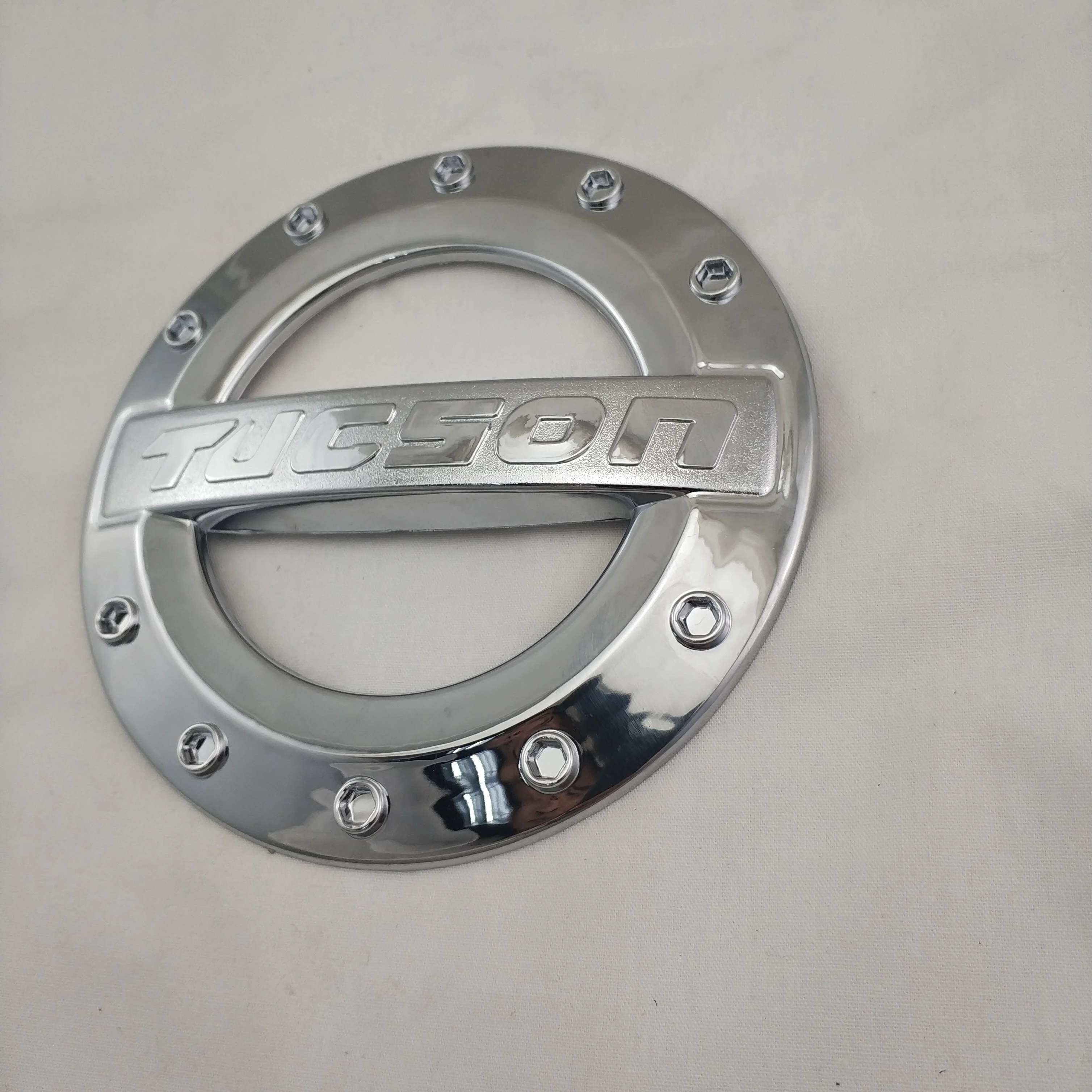 Car fuel tank cover 1PCS ABS Chrome plated for Hyundai Tucson 2004 2005 2006 2007 2008 2009 Accessories Fuel Tank Cap Cover