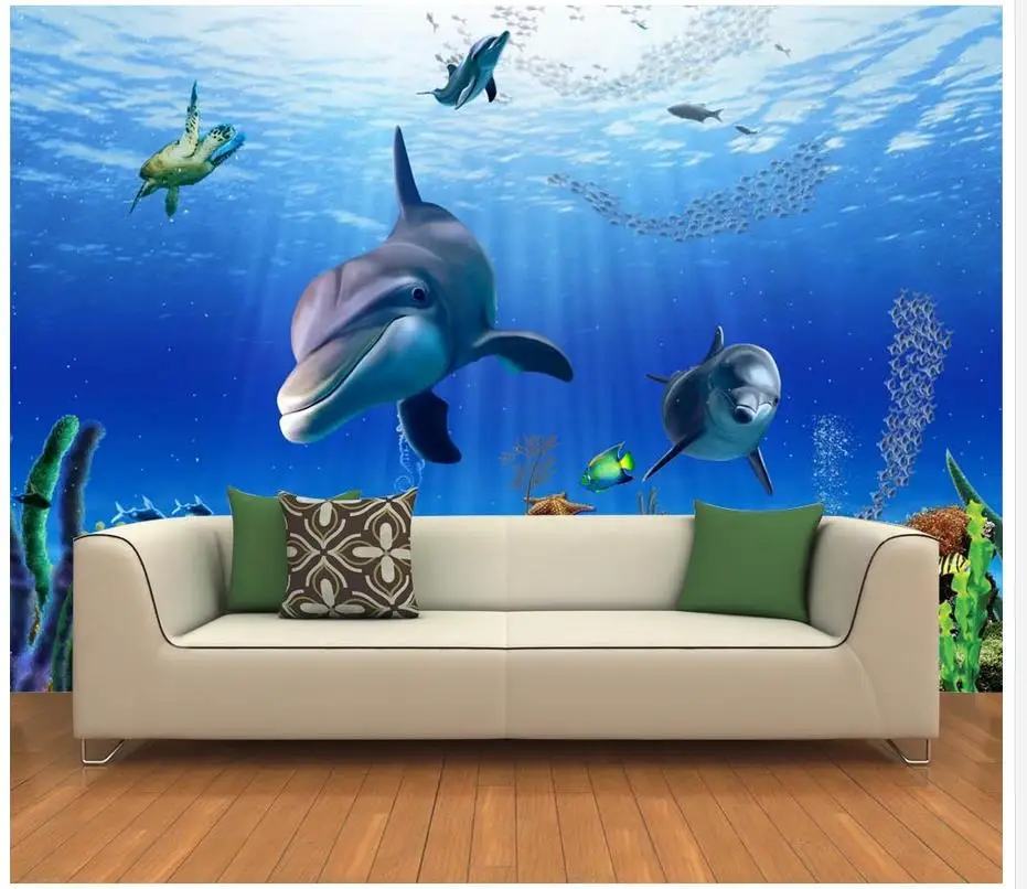 photo wallpaper Modern Home Decoration Undersea mural backdrop fashion modern living room wallpapers