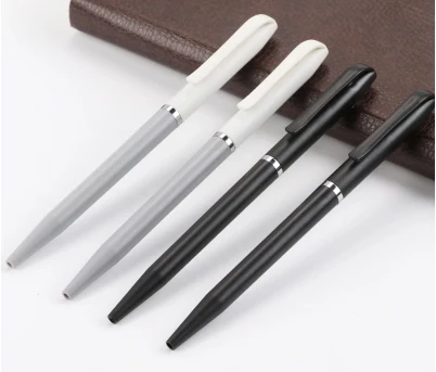 

cheap price good quality wholesales china factory roller plastic black ballpoint pen grey gift pen imprint cusotm logo