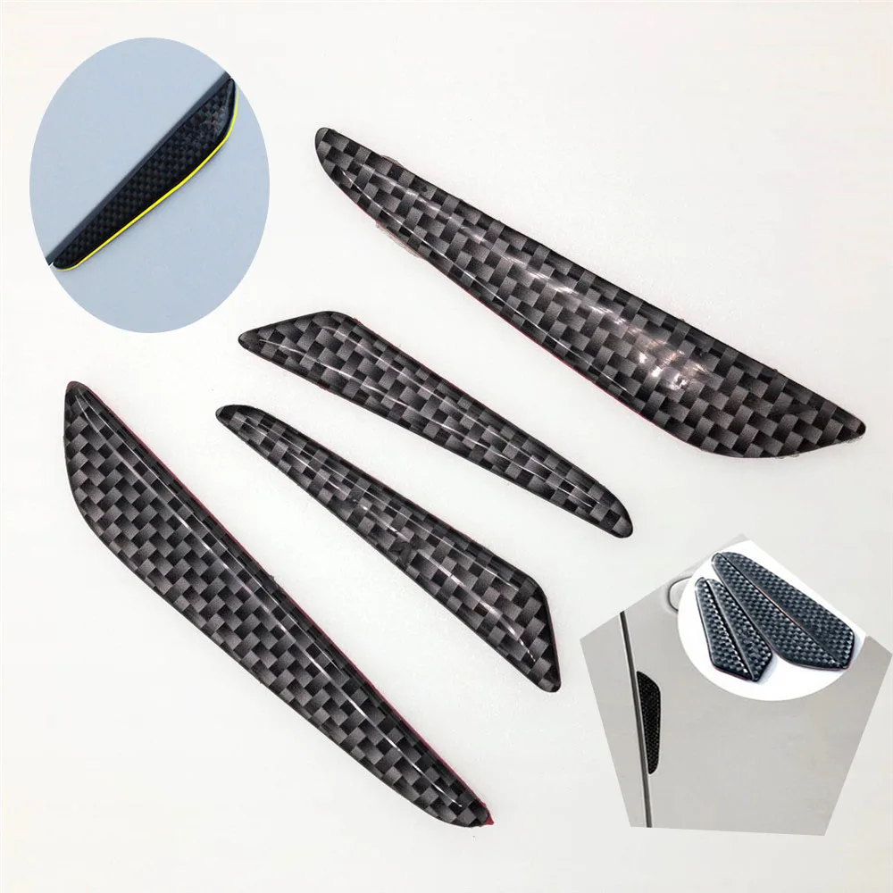 4pcs Car Door Anti-rub sticker Case For Mitsubishi GT-PHEV XR-PHEV Delica Xpander L200 Mirage Samurai EX FORTIS