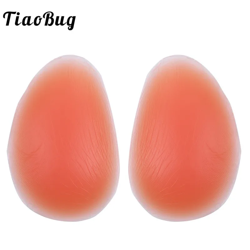 TiaoBug 1 Pair Buttocks Enhancers Inserts Comfortable Removable Push Up Sexy Bikini Briefs Panties Women Silicone Fake Butt Pads