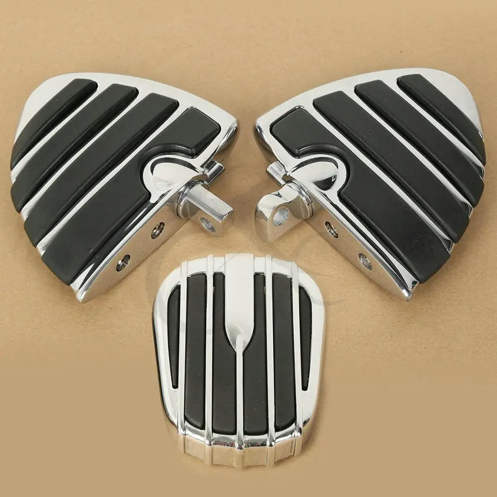 Motorcycle Brake Pedal Cover Pad Foot Peg Rests For Harley Ultra Limited Road King Softail Dyna ELECTRA STREET Tri Gilde