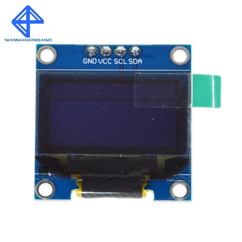 Módulo de Display LED LCD para Arduino, Azul, Cor Branca, 128x64, Amarelo, OLED, I2C, IIC Serial, 0, 96 Polegadas, Novo, Original