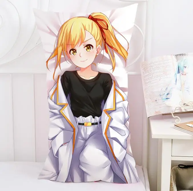 

Anime Cartoon Hinamatsuri Hugging ectangle Pillow Case Pillow Cover Pilllowcase Cushion Gift