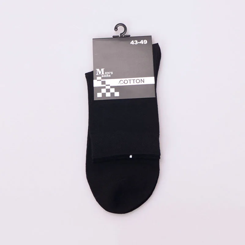 10PCS=5 Pairs Men Cotton Socks Plus Extra Large Big Size 45,46,47,48,49 Business Dress Socks Long Tube Crew Meias Calcetines Sox