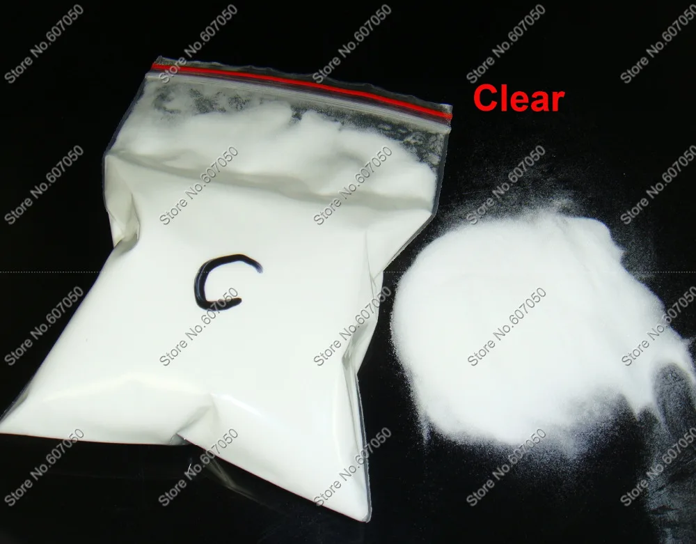 50gram x Clear Color Acrylic Dust Powder Pigments for DIY Acrylic Manicure Nail Tips System Materials