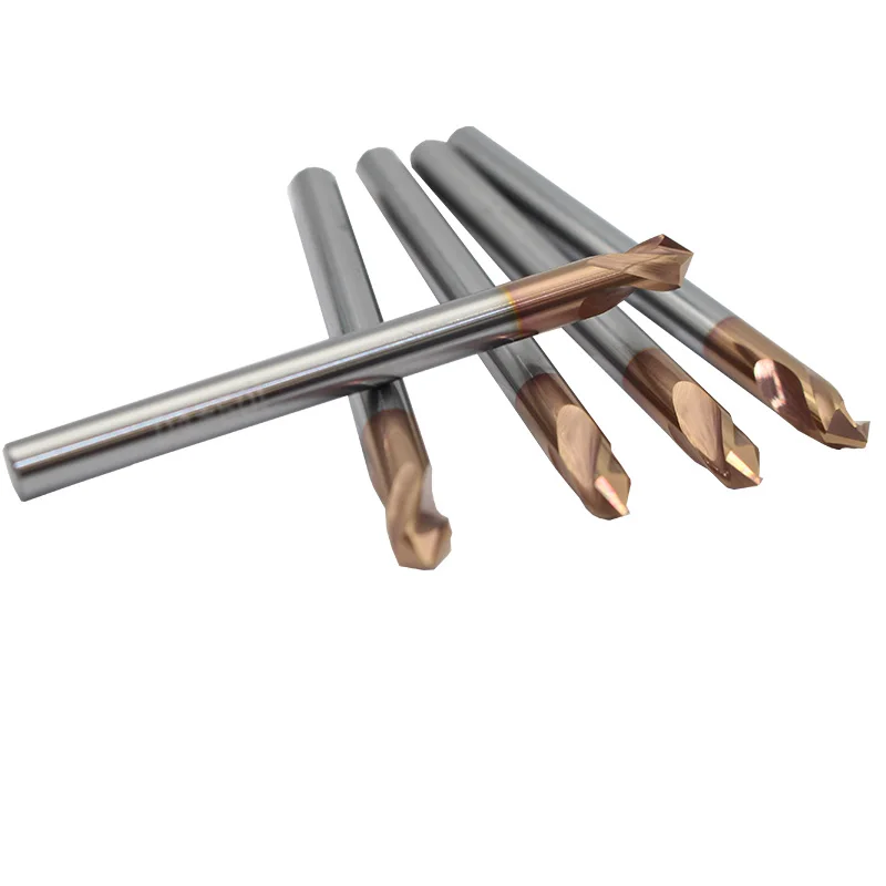1pcs Tungsten Steel Spot Drill Bit 4mm 6mm Diameter 100L Weld Cutter Titan Coated Twist Drill Bit for Woodworking Chamfer