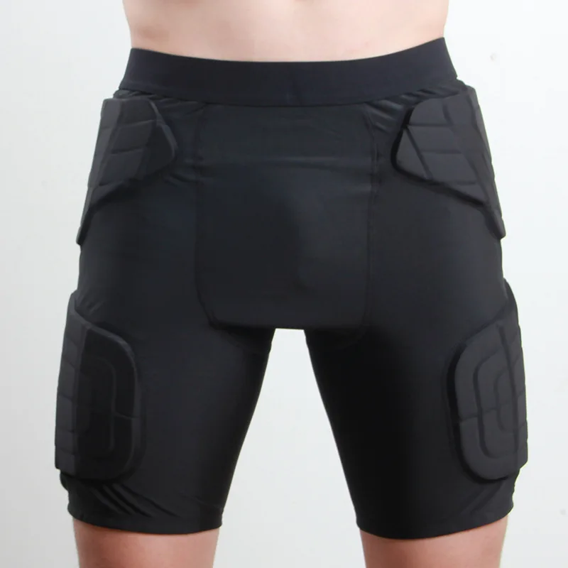 Mens Padded Compression Shorts Protection Undershort Best for Basketball,Football,Hockey,Cycling,Ice Skating and Contact Sports