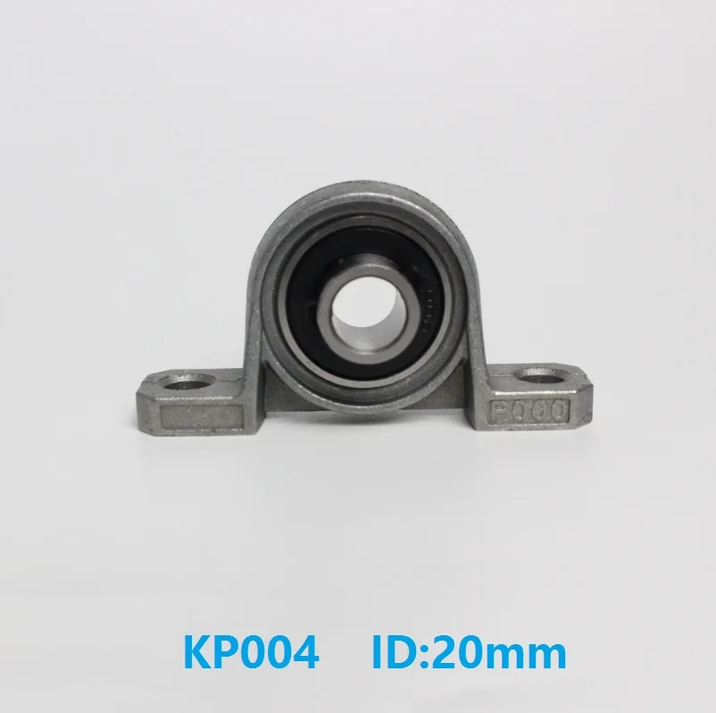 

50pcs/lot KP004 20mm Bore Diameter P004 Zinc Alloy Bearing Pillow Block Mounted Support Housing Insert Bearing