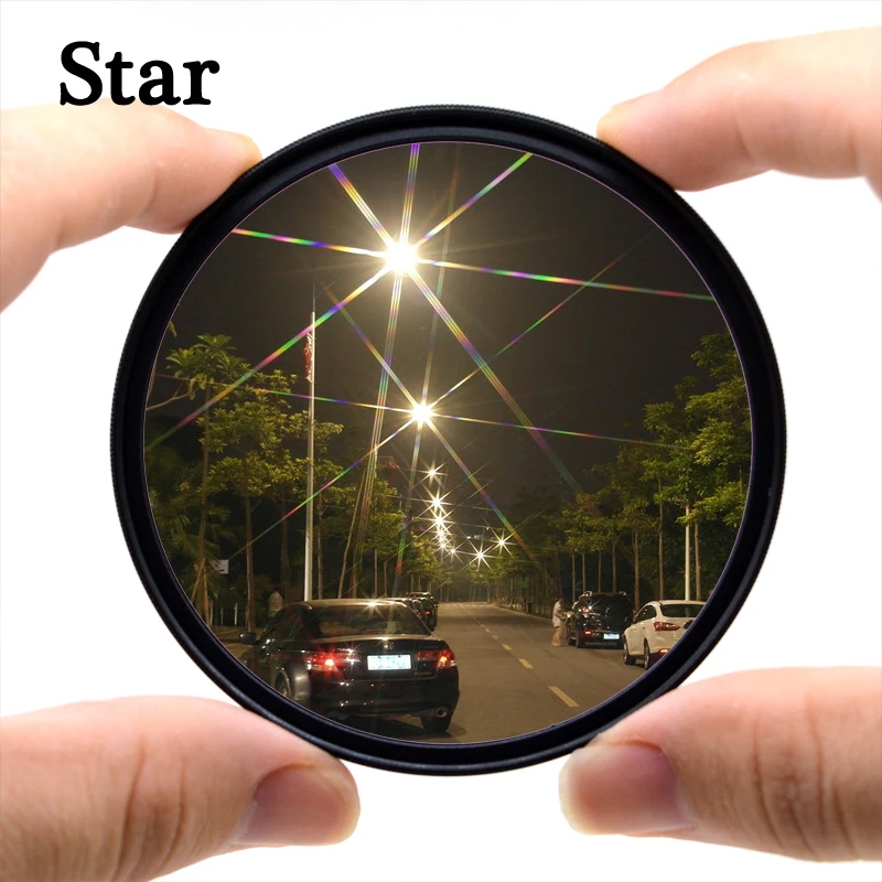 KnightX Star 4 6 8 Filtro di Linea Per canon sony nikon accessori d70 colore 500d 60d 700d luce 200d 49 52 55 58 62 67 72 77 millimetri