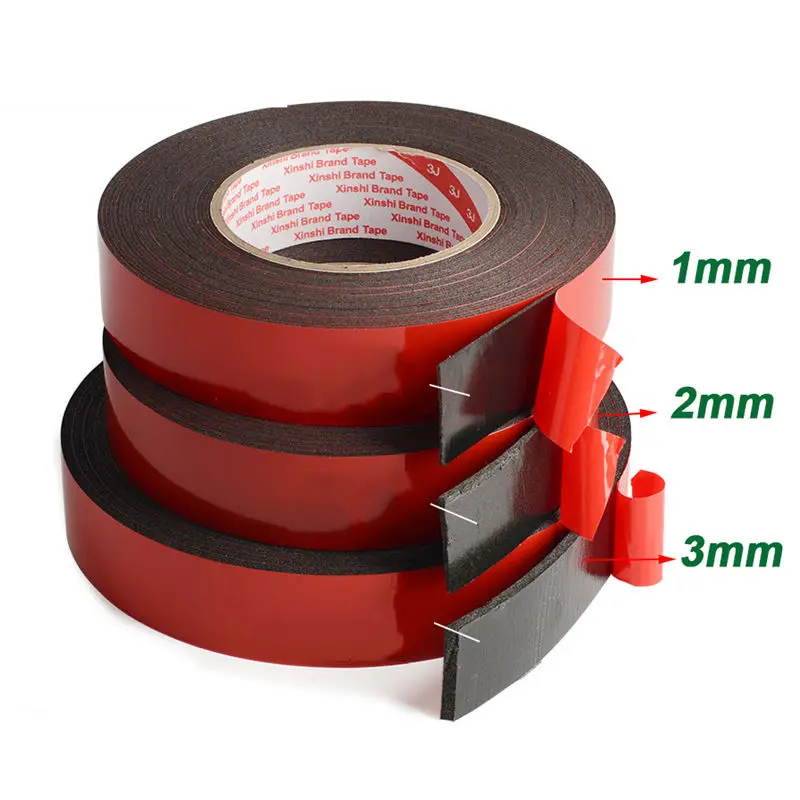 1-3mm thickness Super Strong Double Faced Adhesive foam Tape Adhesive Pad For Mounting Fixing Pad Sticky 