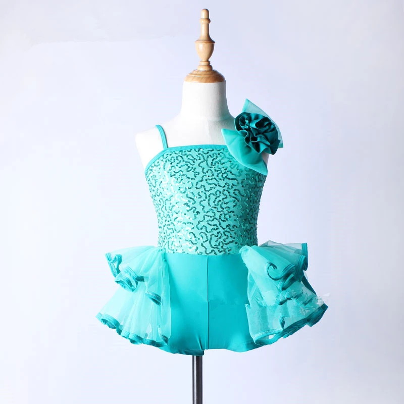 

2016 Newest! High Quality Green Dance Tutu,Girls Ballerina Stage Performance Ballet Costume,Kids Ballet/Jazz/Tap Dance Wear