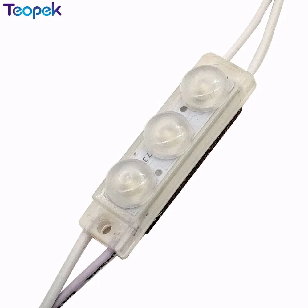 

100pcs 2835 3 Led Injection Module With Len 1.5w 150lm High Power Small Side Light Led Lamp Super Brightness Outside Backlight