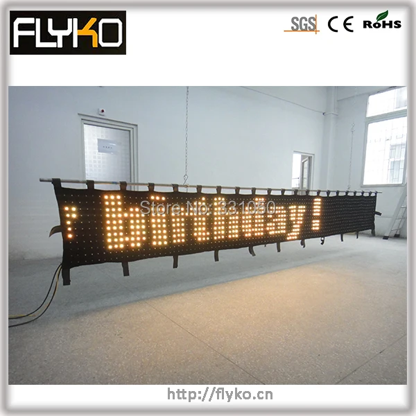 Free shipping p5 led Fullcolor LED stage curtain on hot sale