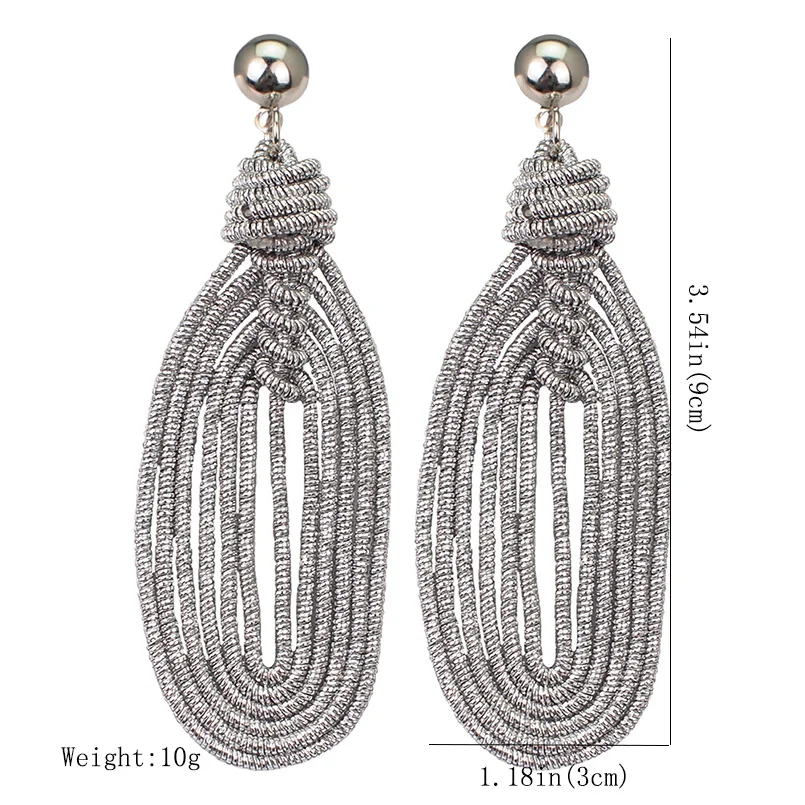MANILAI Trendy Charm Simplify Alloy Dangle Earings Fashion Metal Statement Earrings Woman Wholesale Jewelry Gift