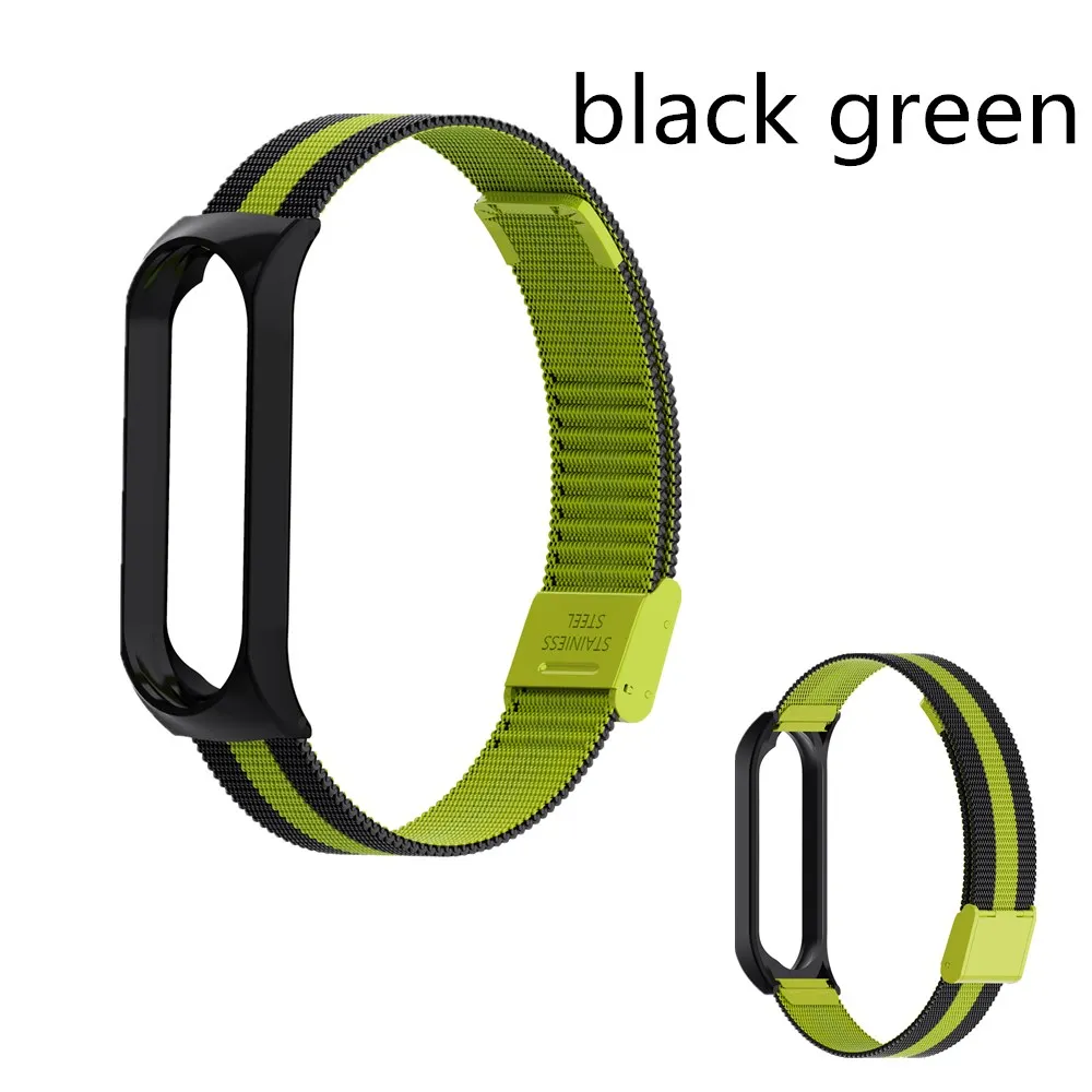 Mi band 5 4 3 Metal Strap Bracelet for Xiaomi MiBand 3 4 5 Screwless Mi Band 4 3 bracelet Mi Band Wrist band smart Band5 4 strap