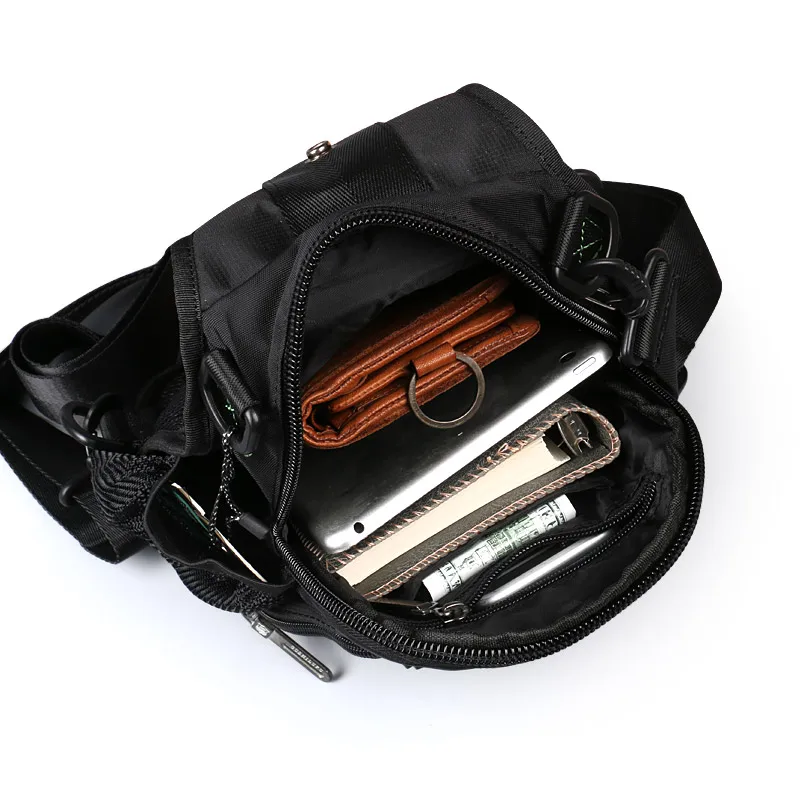 2022 Men Messenger Multifunction Bags Oxford Cloth Waterproof Crossbody Casual Outdoors Travel Bag Toolkit