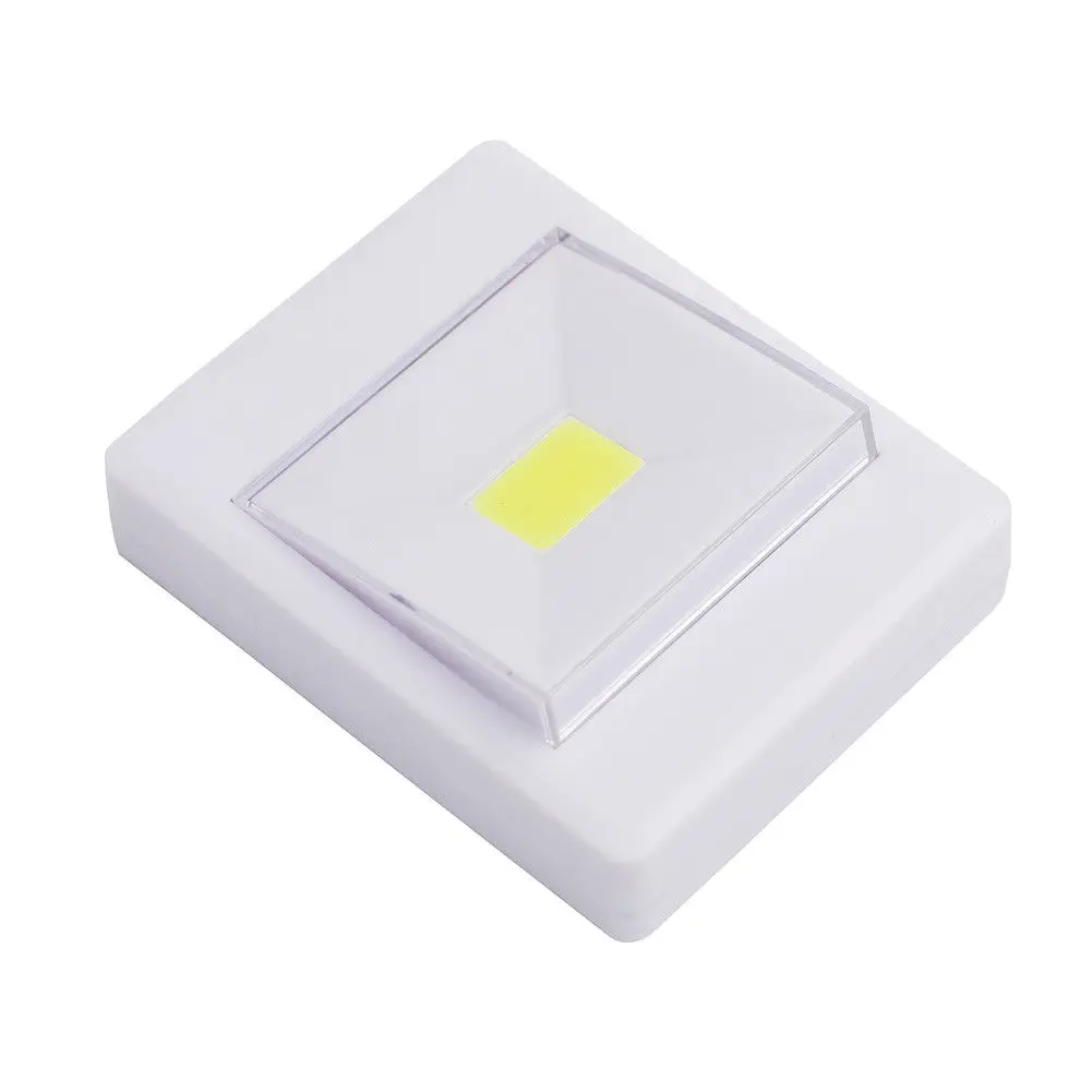 Cob led interruptor magnético luz noturna bateria operado sem fio sob a iluminação do armário com magnético & etiqueta lâmpada da noite