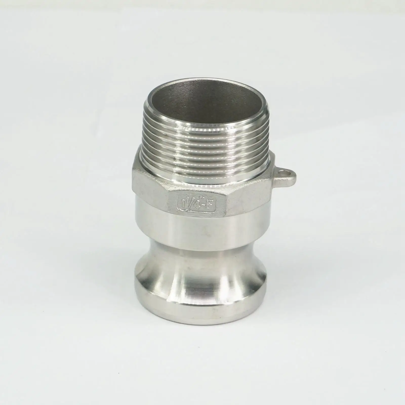1-1/4 "Bsp Buitendraad 304 Rvs Type F Plug Camlock Fitting Cam En Groef Koppeling