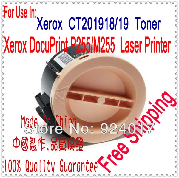 

For Fuji Xerox Refill Toner P255 M255 Cartridge Accessories,CT201918 CT201920 M255z M255df P255d P255dw Cartridge,Long Life Chip