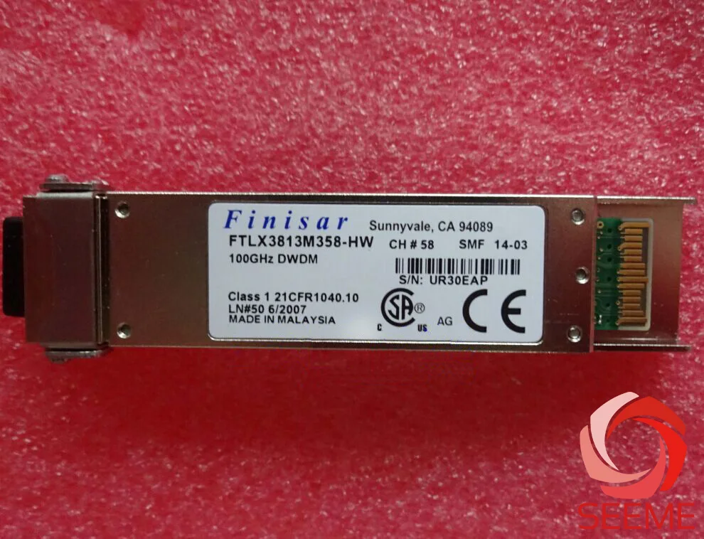 

FINISAR FTLX3813M358-HW, 10G-80KM-XFP-1531.12NM-DWDM