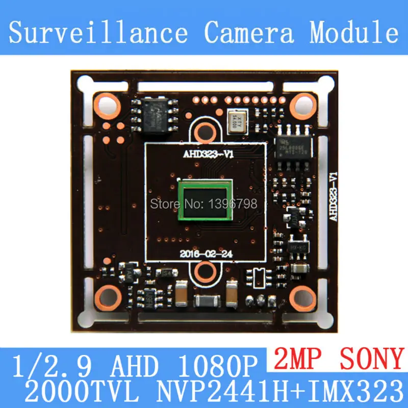 2MP1920*1080 AHD CCTV 1080P Camera Module Circuit Board,1/2.7 CMOS NVP2441+SONY IMX323 2000TVL PCB Board PAL / NTSC Optional