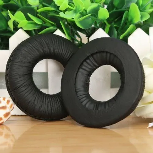 1 Pair of Black Ear Pads Replacement Ear Cushions for MDR-V150 V250 V300 V100 V200 V400 ZX100 ZX300 Headphones Earphone