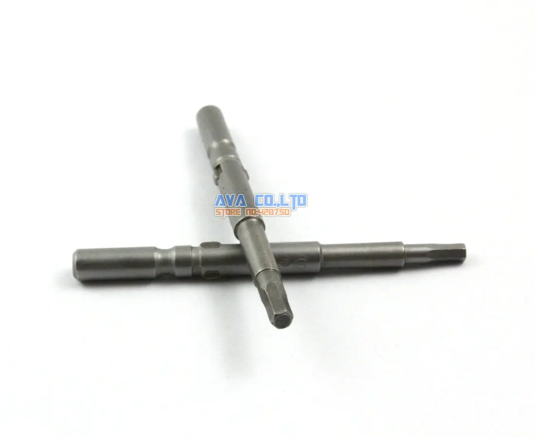 

10 Pieces 3.0mm Magnetic Hexagon Screwdriver Bit S2 Steel 5mm Round Shank 60mm Long