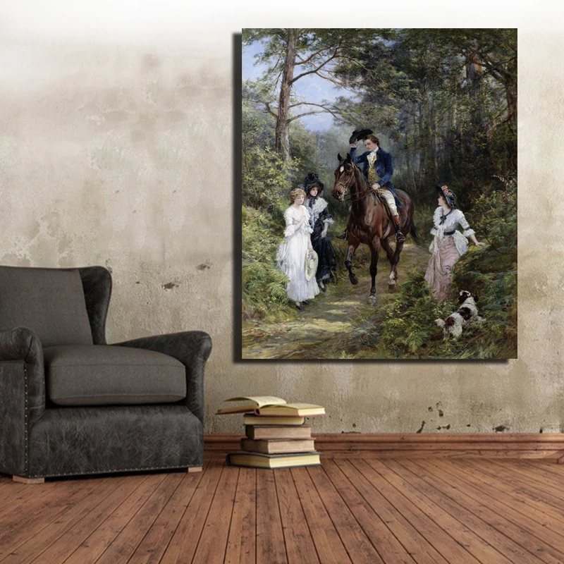 20x24 Inches European Court Canvas Painting Unframed Famous Paintings Replica For Living Room Wall Pictures Drop Shipping