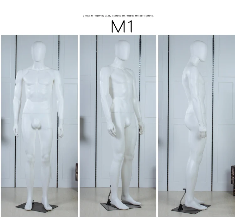 High Quality Full Body Faceless Male Mannequin Fiberglass Model Made In China On Sale
