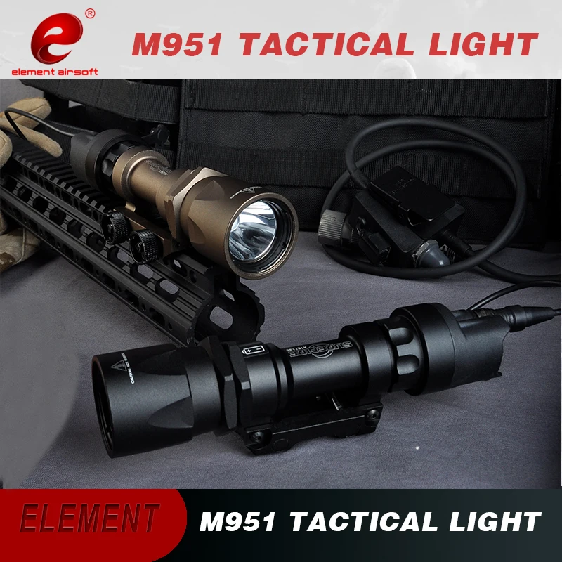 

Element Airsoft Surefir Tactical M300A M600C Flashlight For Hunting M951 Scout Light Airsoft Tactical Rifle Weapon Light EX108