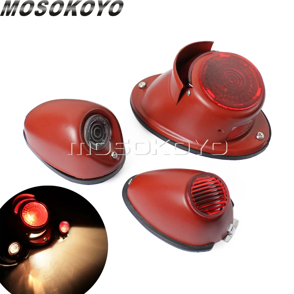 

Retro Motorcycle Replica Tail Light Sidecar Taillights Rear Brake Stop Lamp For Zundapp BMW Replika KS KS750 M72 R75 R71 K750