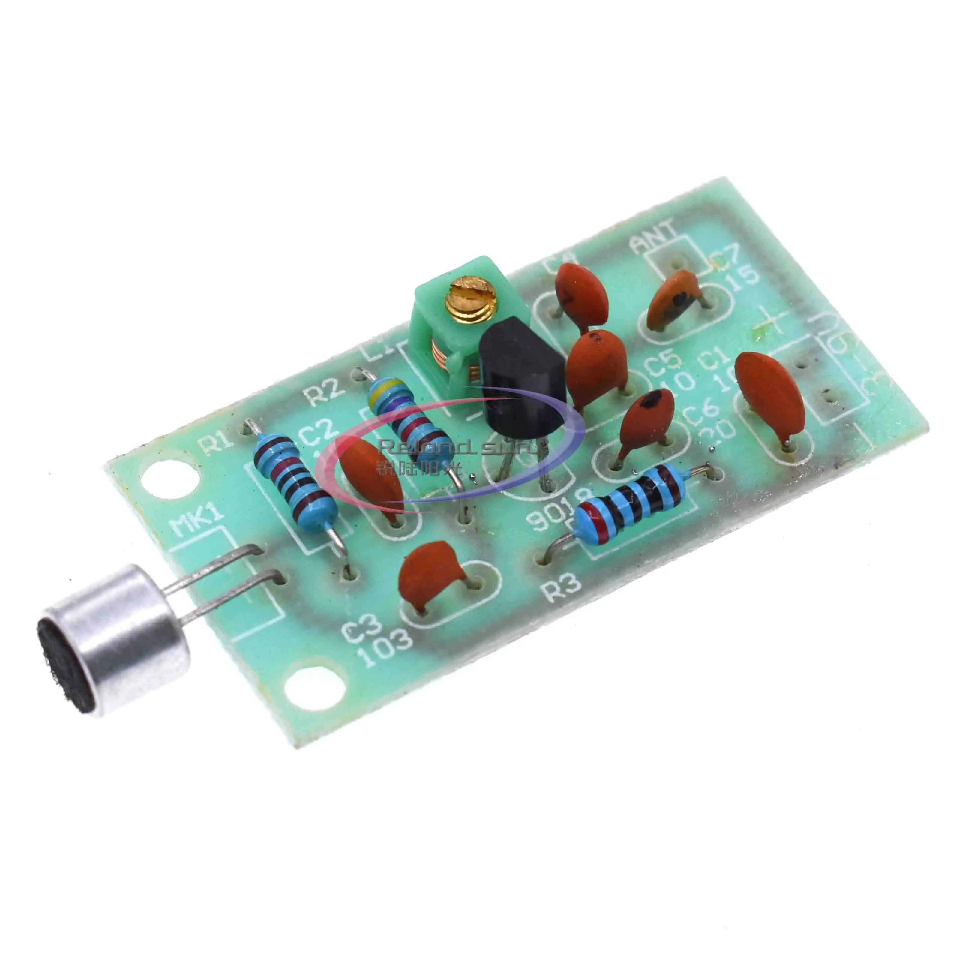 FM Transmitter Module Mini Wireless Microphone Ham Radio Frequency PCB Board 91-103MHz 3V-5V DC for DIY