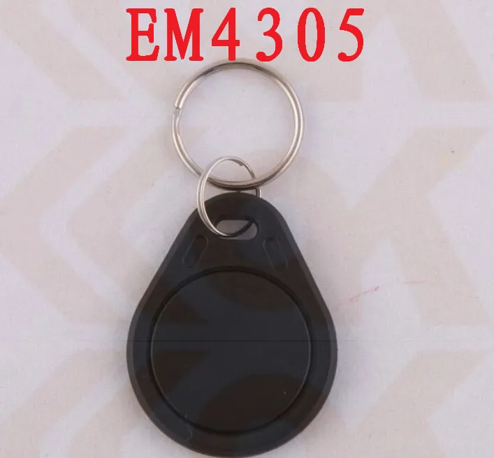 1000pcs/lot EM4305 RFID key tag 125KHz ABS keyfobs waterproof colorful printable electronic tags