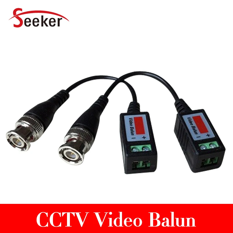 10pcs/5pairs Security Parts CCTV Video Balun Cat5 Cable BNC UTP Passive Twisted Transceivers Rj45 Adapter for CCTV Cameras