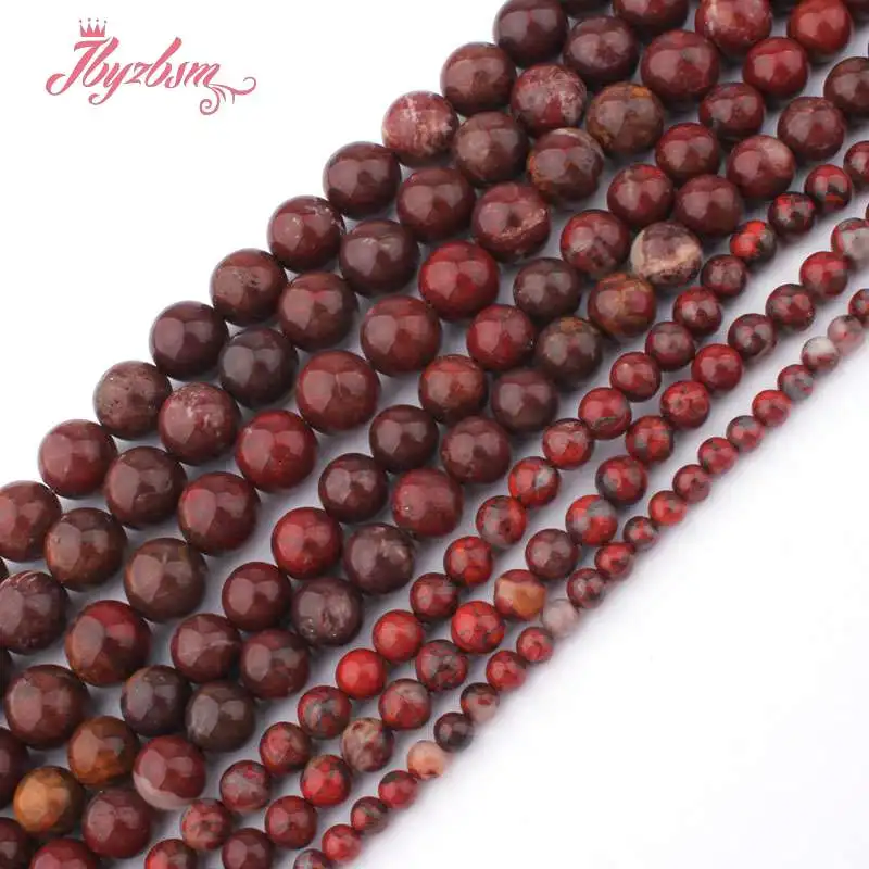 4,6,8,10mm Round Beads Ball Muti-Color Jaspers Natural Stone Beads For DIY Necklace Bracelats Jewelry Making 15