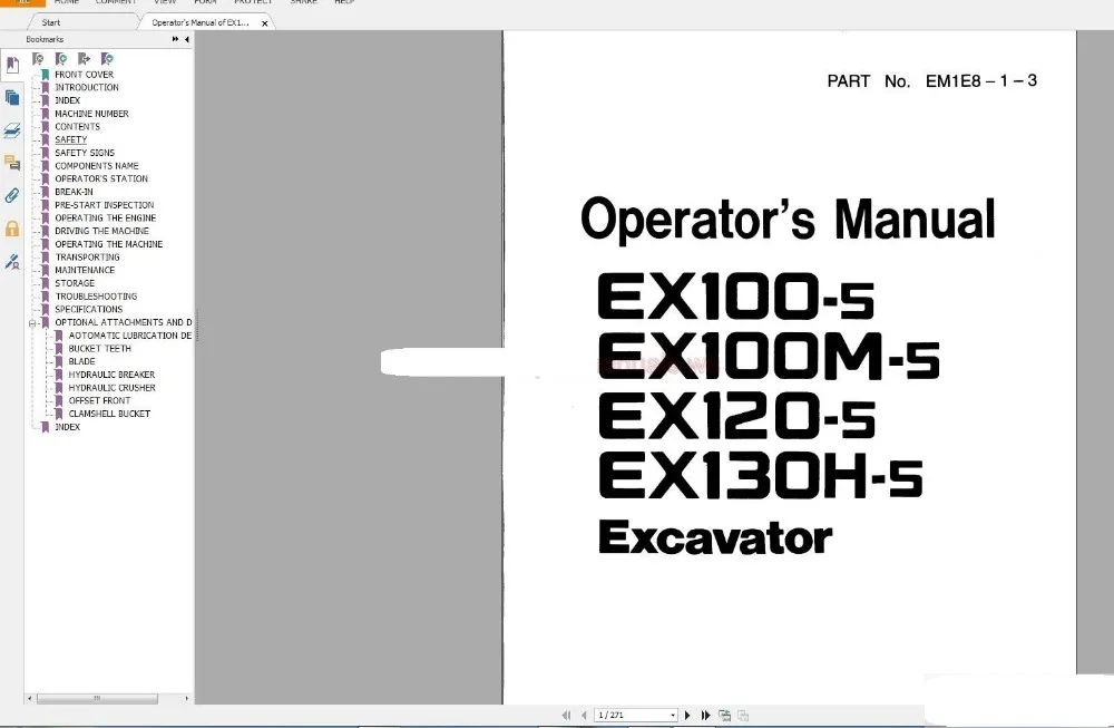 Hitachi Full Shop Manual Set 2019