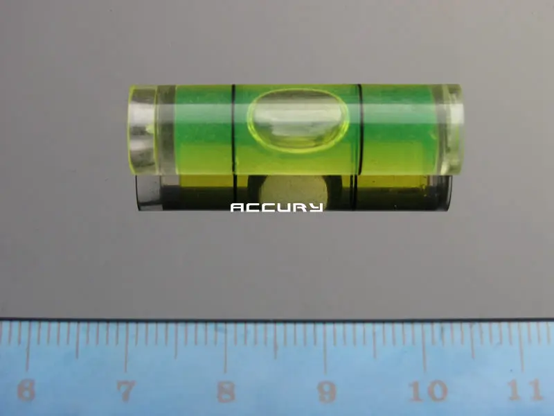 20pcs 9.5*34mm Cylindrical Bubble level spirit level vial Acrylic levels for Frame or Hanging wall TV