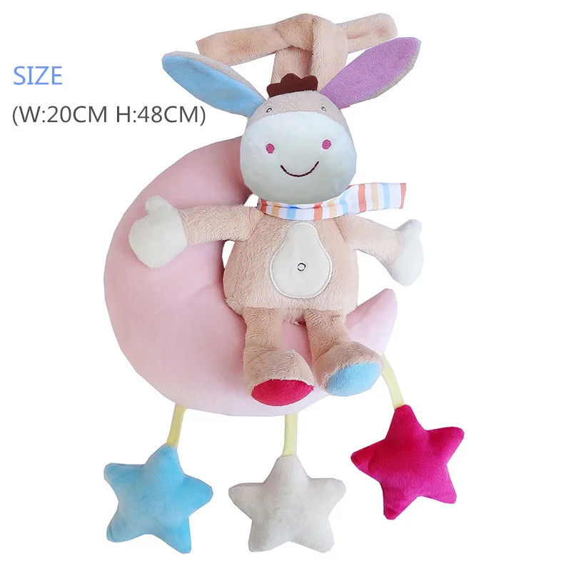 Giocattoli musicali per bambini 0-12 mesi peluche cartone animato passeggino appeso giocattolo Bebek Oyuncak Brinquedos Para Bebe