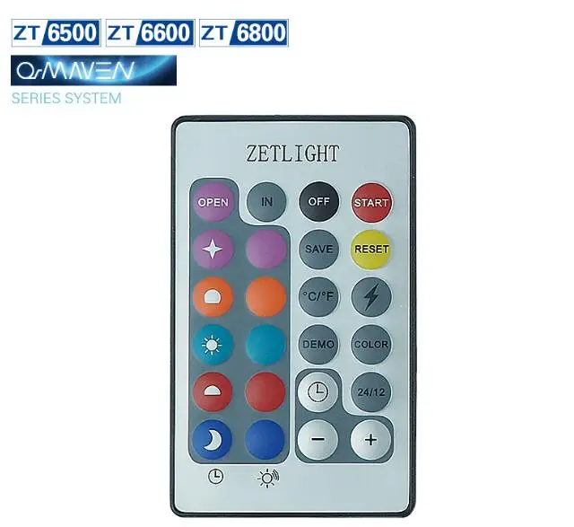 ZETLIGHT ZT-6500 ZT-6600 ZT-6800 ZS-7000 ZT-3600 ZT-5200 Infrared remote control controller accessories