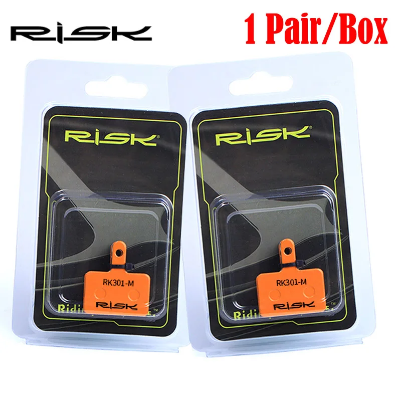 RISK Full-metal Bicycle Disc Brake Pads for for XX / XO / Trail / E9 Trail / E7 Trail / Guide Disc Brake Set Pads 1 Pair